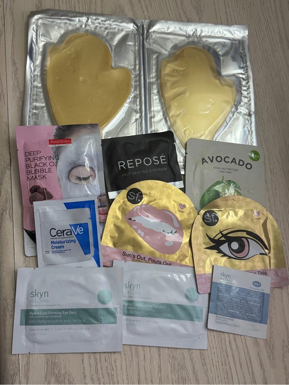 11 Pcs Mask for Face, Hand, Lips, Eyes